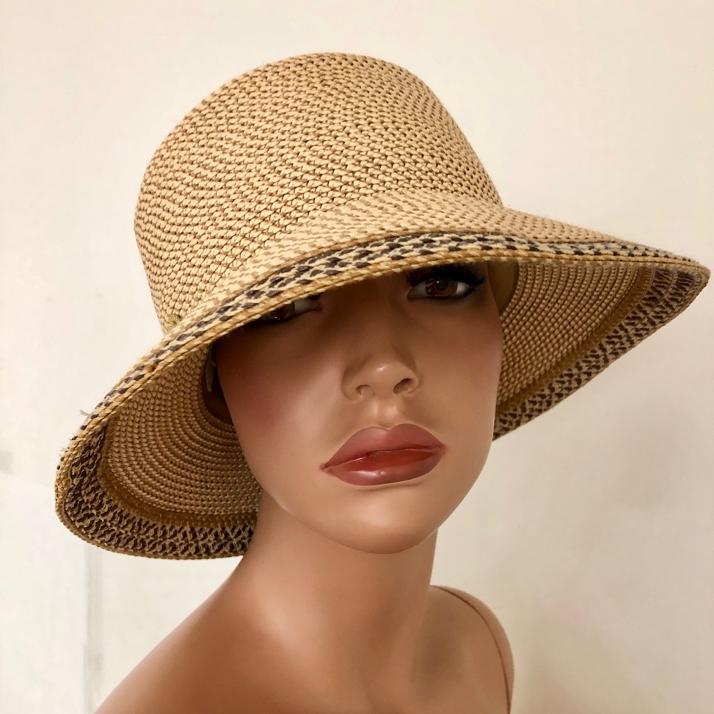 ERIC JAVITS Squishee Straw Bucket Hat